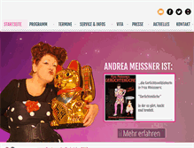 Tablet Screenshot of andrea-meissner.com